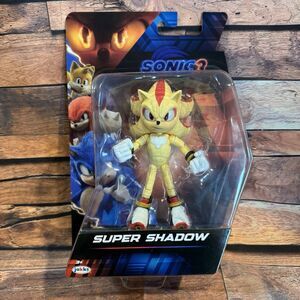Sonic The Hedgehog 3 Super Shadow Action Figure 5" Jakks Pacific Movie Toy 2025